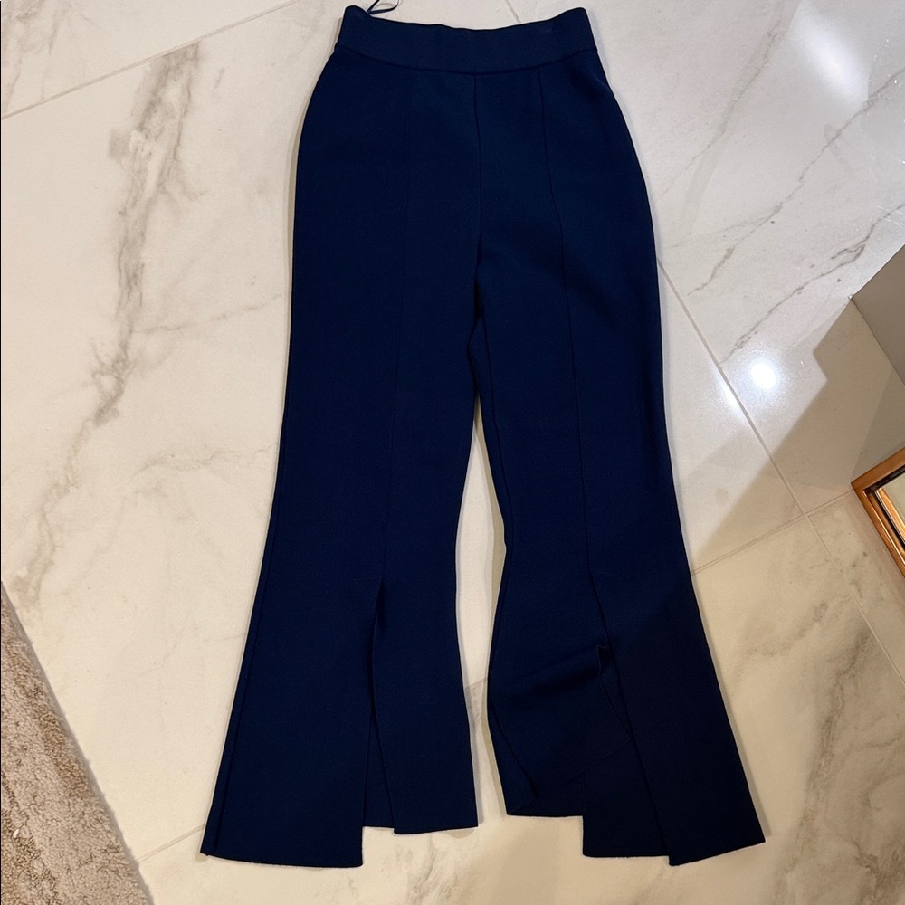Stella McCartney Navy Flare Pants